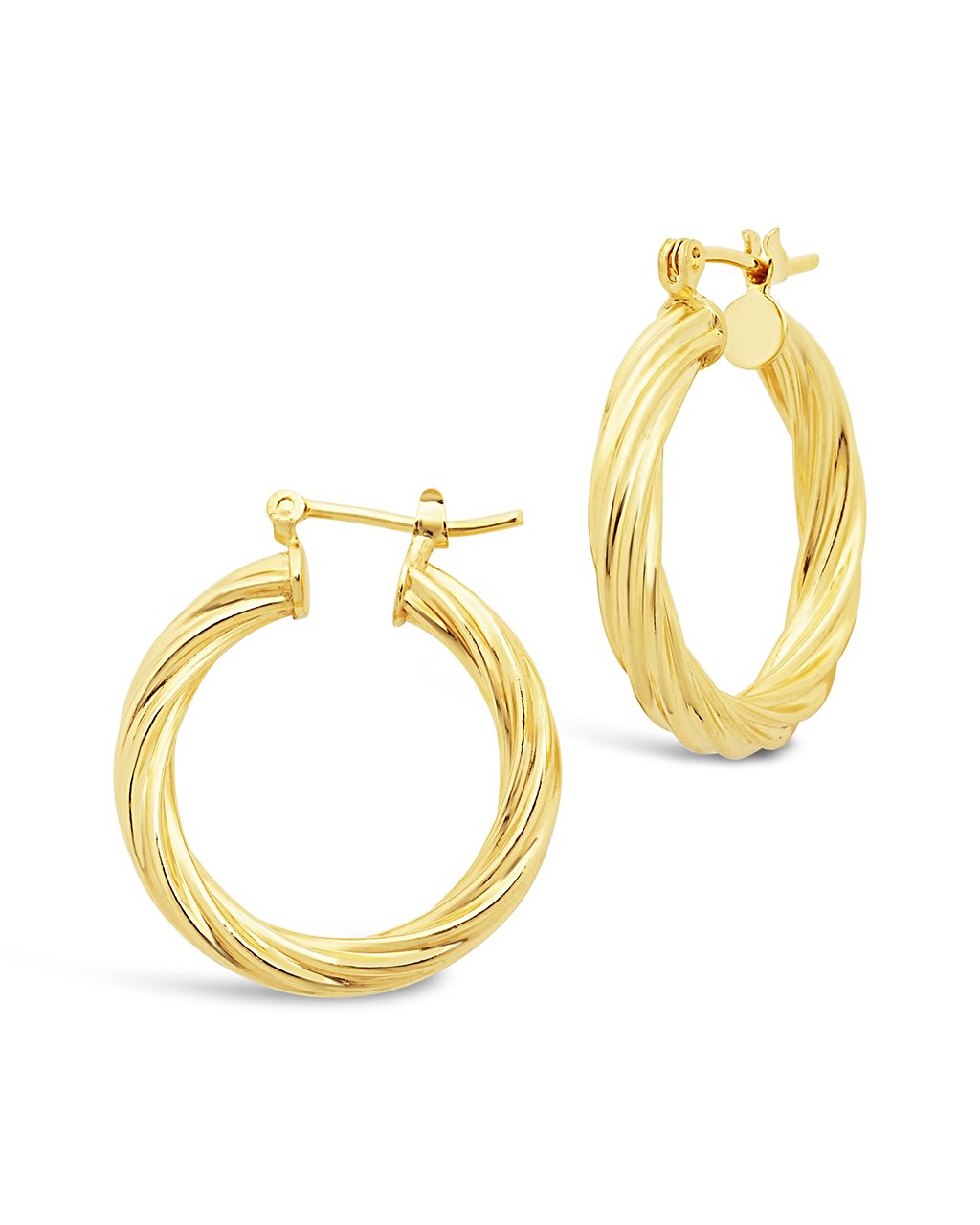 Twisted Hollow Hoops