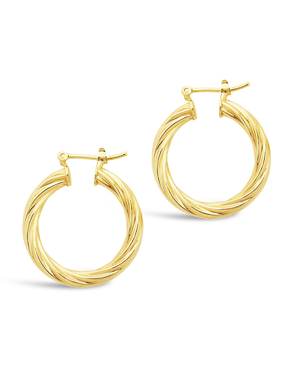 Twisted Hollow Hoops