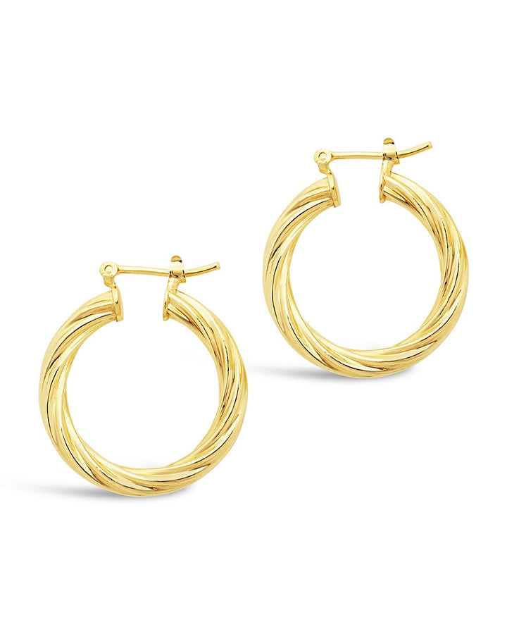 Twisted Hollow Hoops