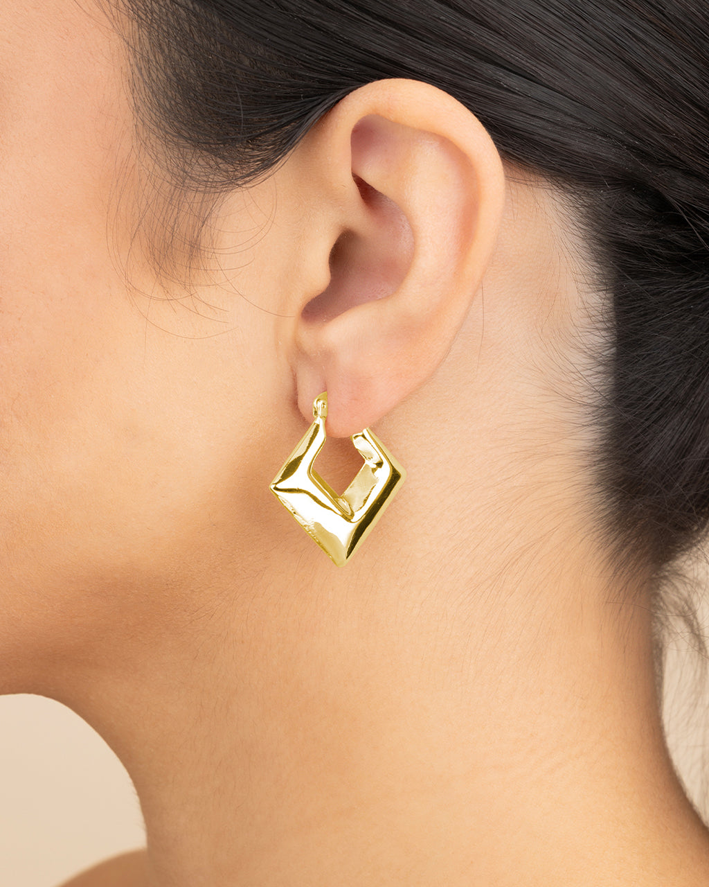 Cosmo Pointed Hoop Earrings