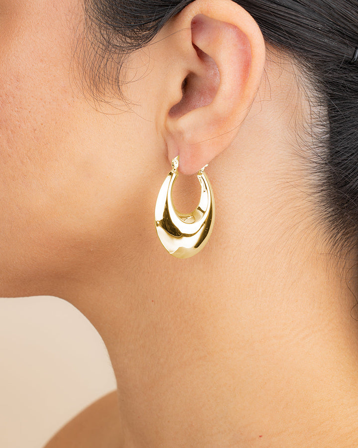 Capri Tube Hoop Earrings