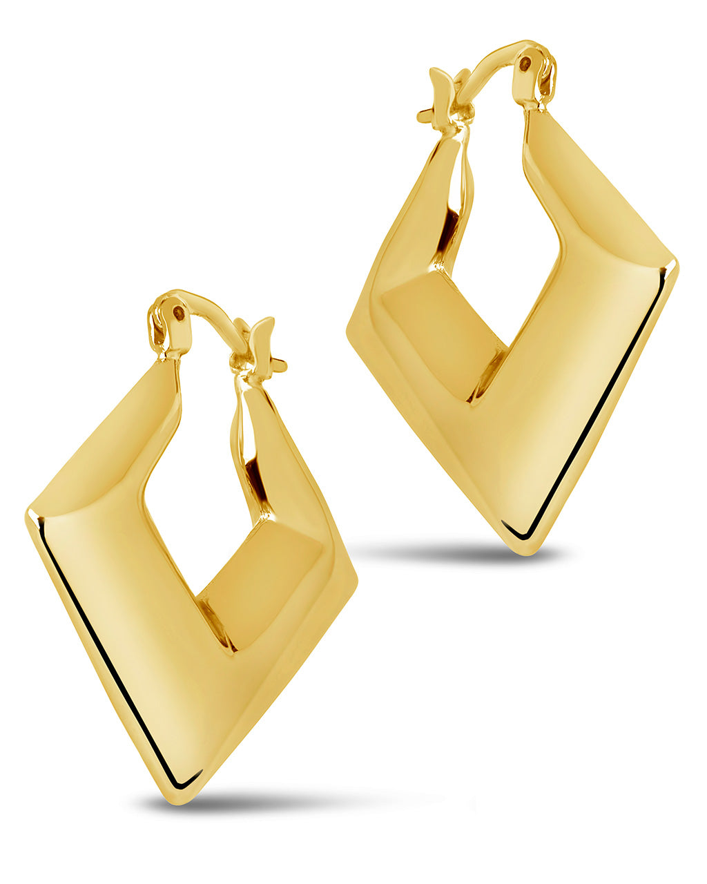 Cosmo Pointed Hoop Earrings