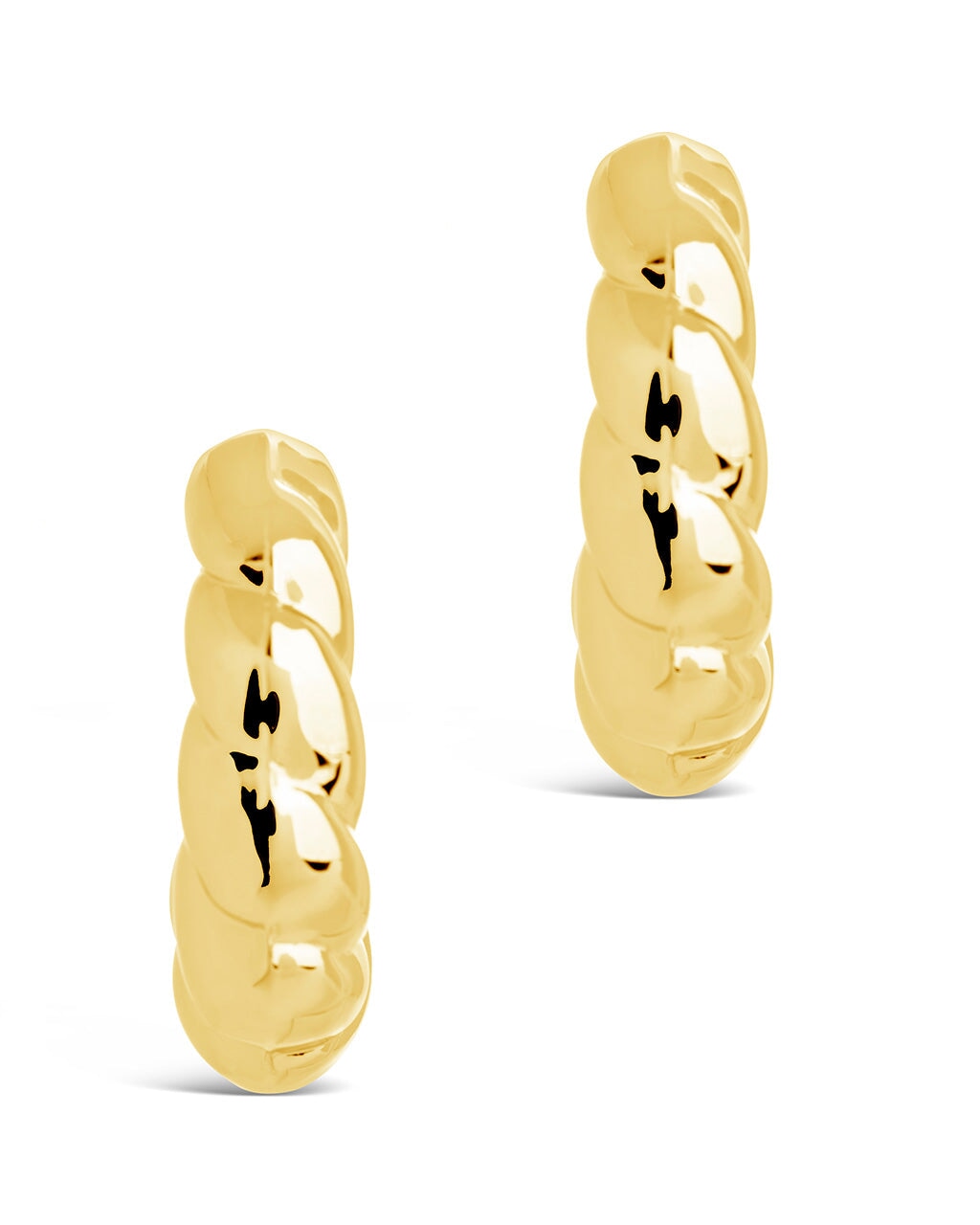 Statement Croissant Hoop Earrings