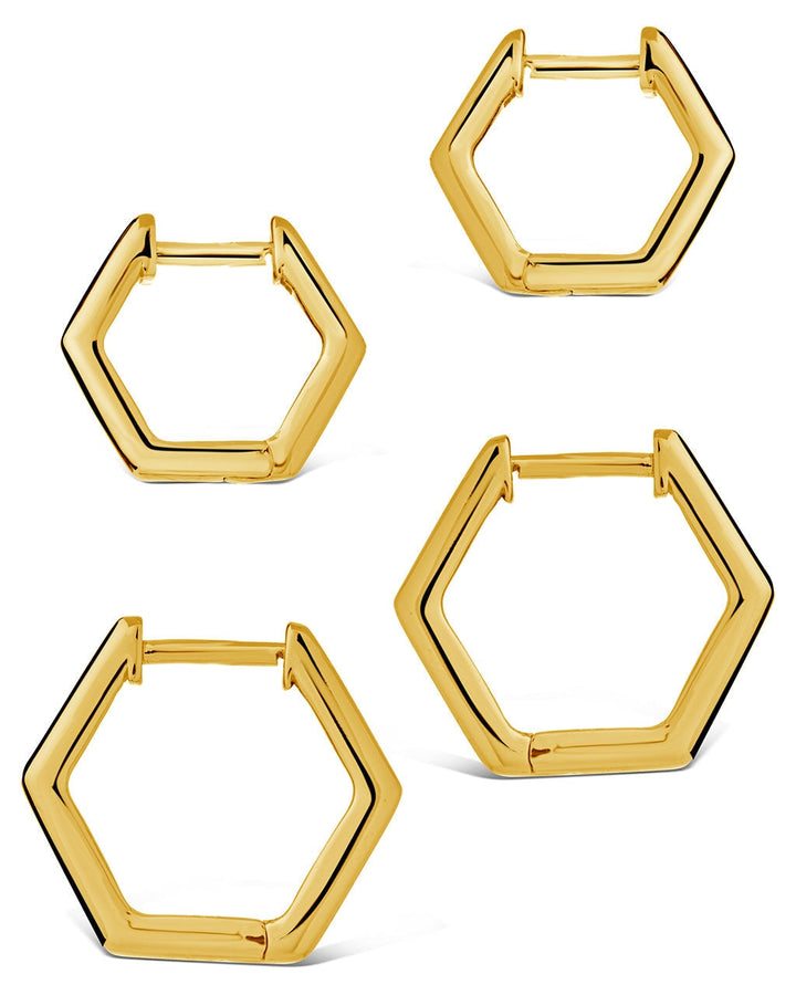 Emmy Geometric Hoop Earring Set of 2