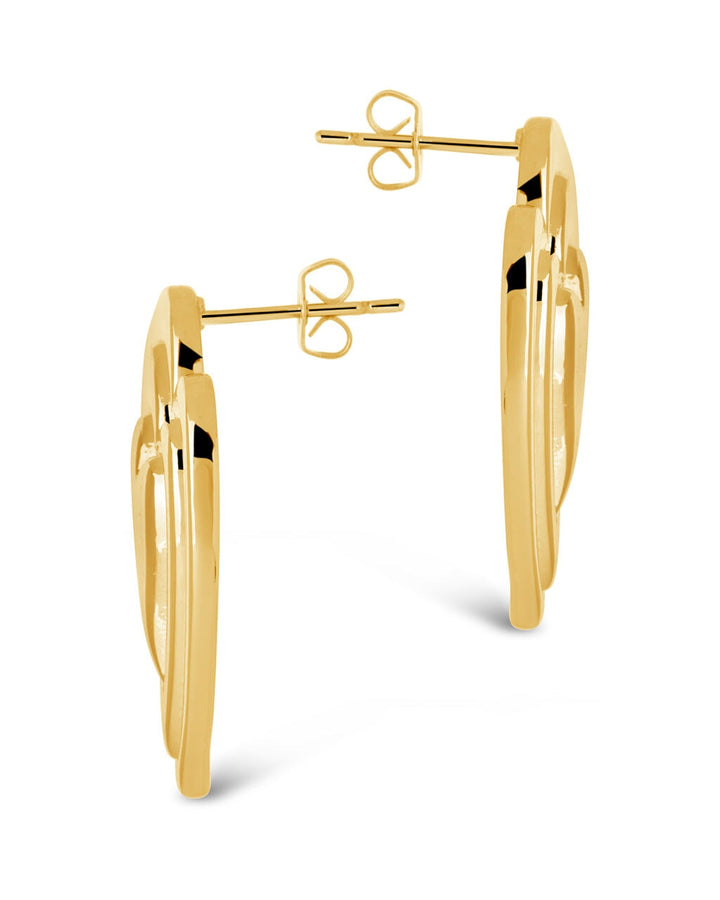 Beating Heart Statement Stud Earrings