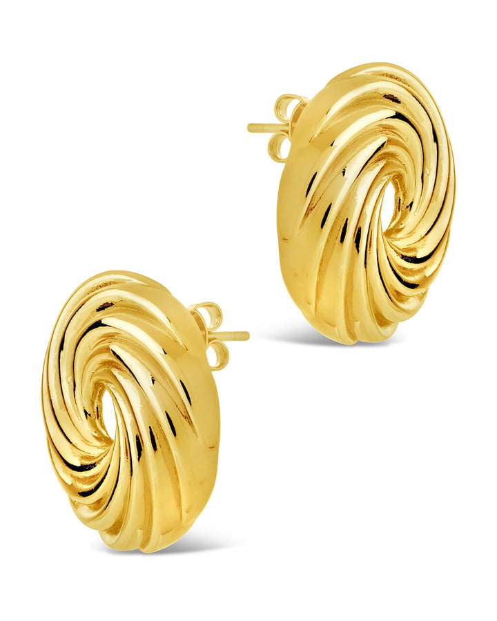 Cruller Stud Earrings