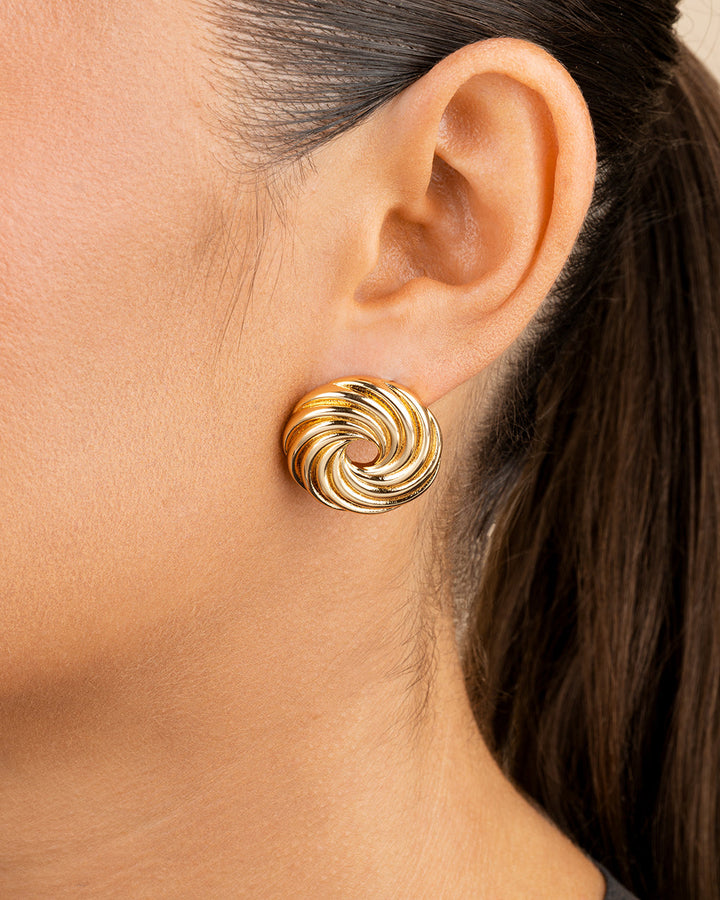 Cruller Stud Earrings