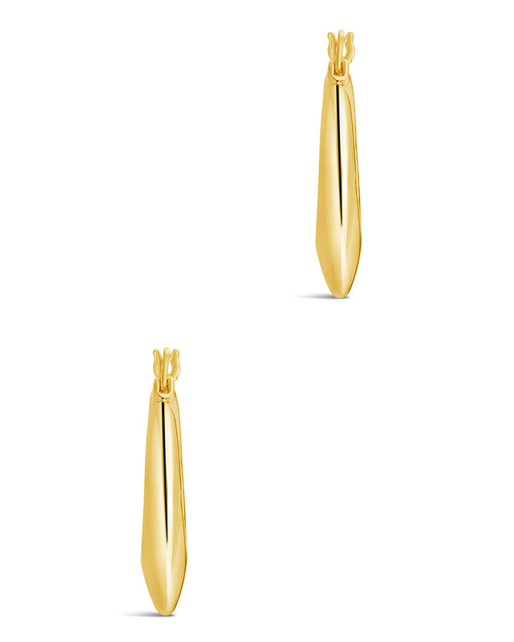 Indy Elongated Hoop Earrings