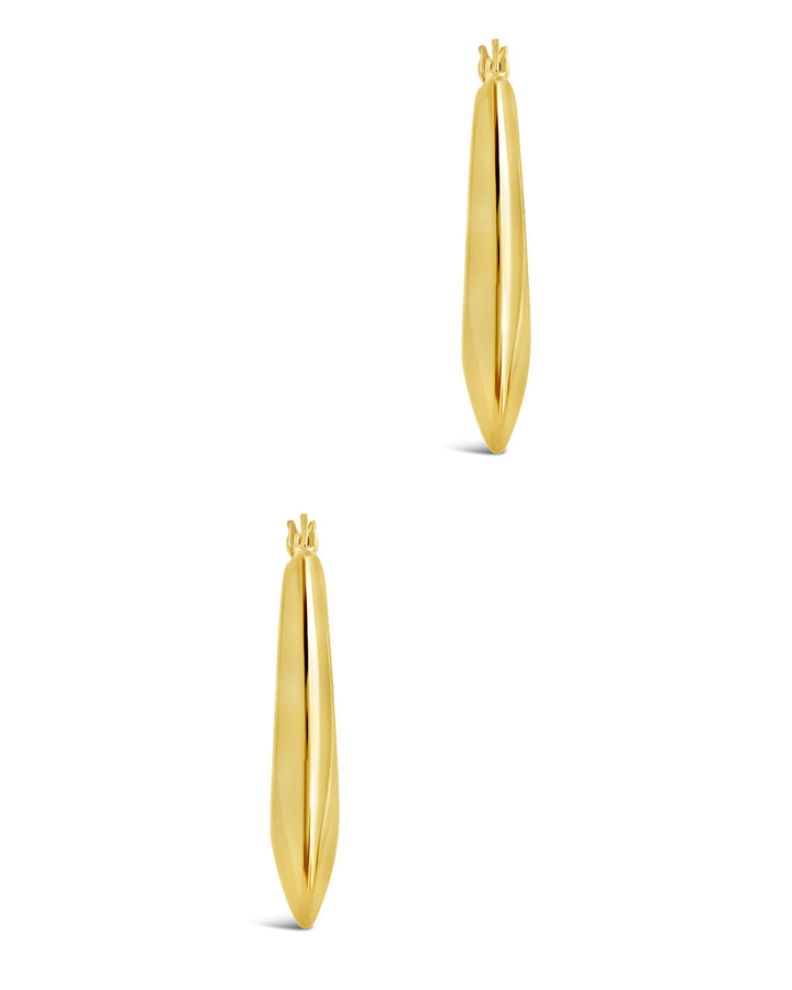 Indy Elongated Hoop Earrings