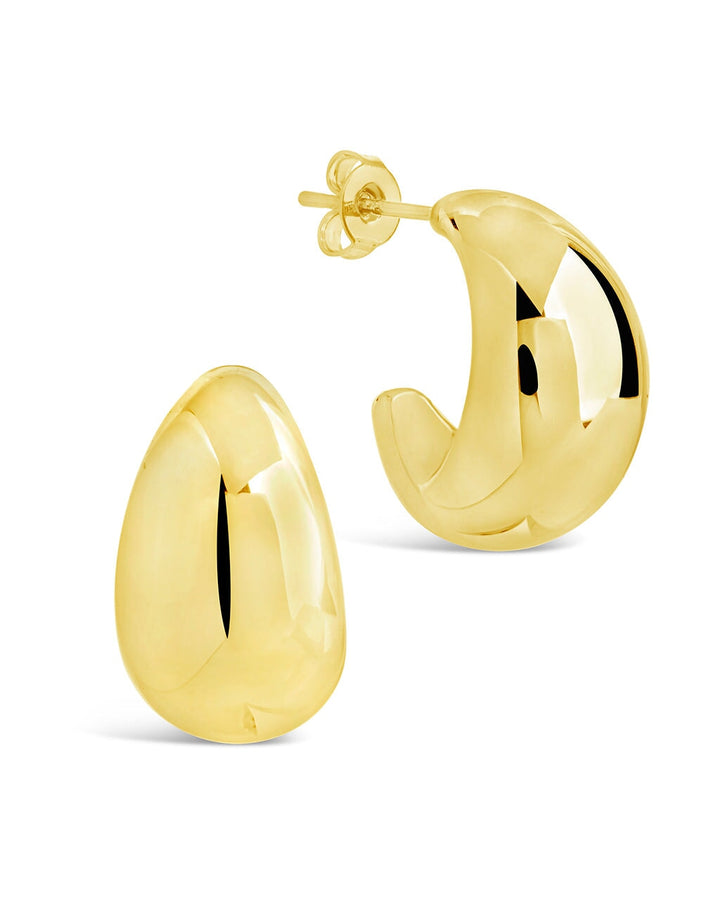 Eclipse Polished Hoop Earrings