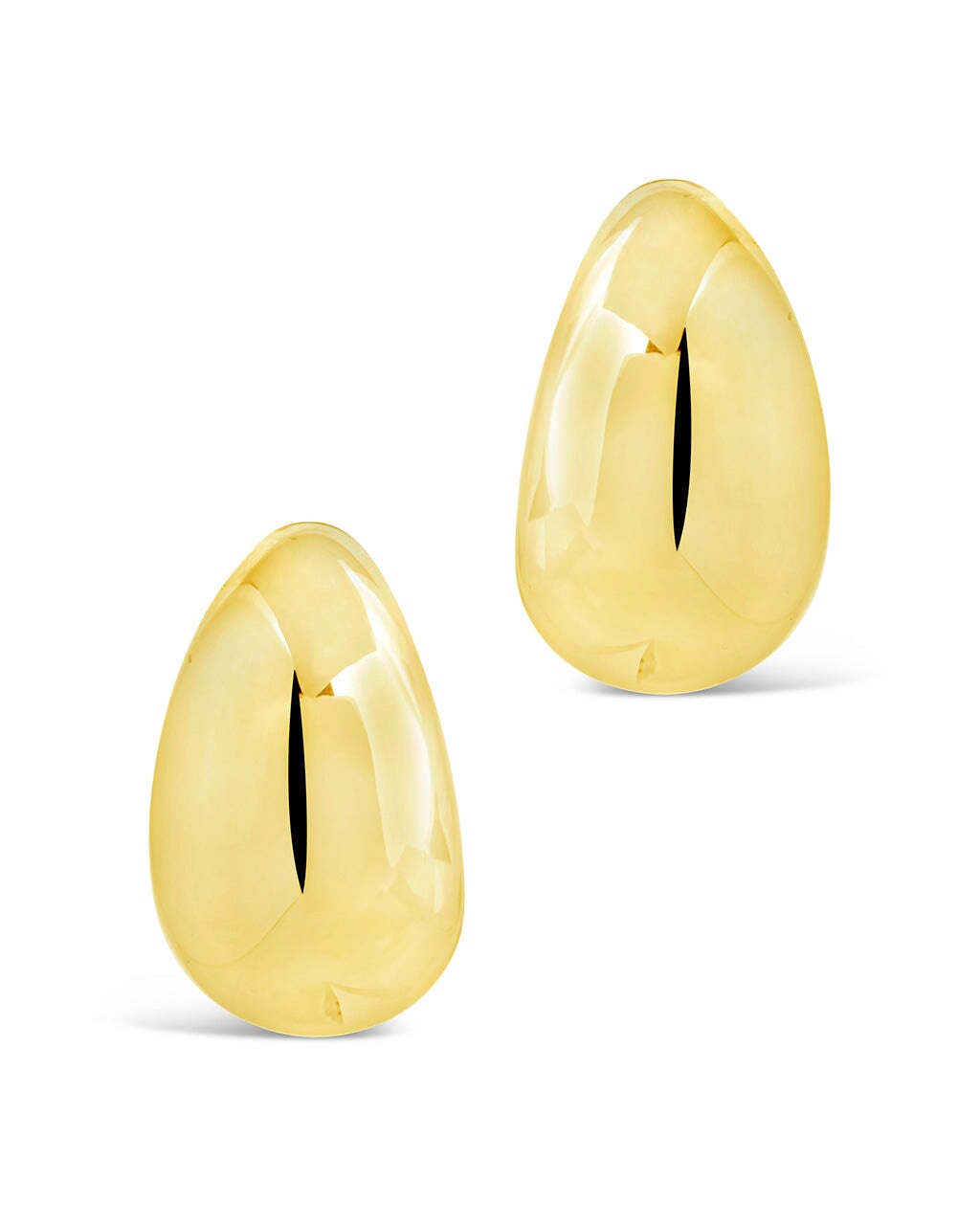 Eclipse Polished Hoop Earrings