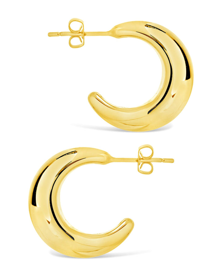 Eclipse Polished Hoop Earrings