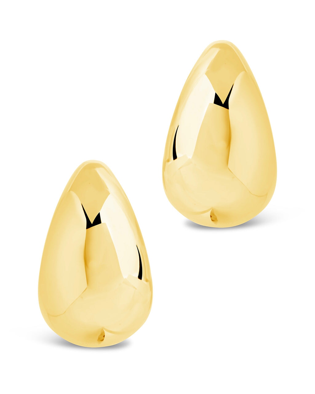 Eclipse Polished Hoop Earrings