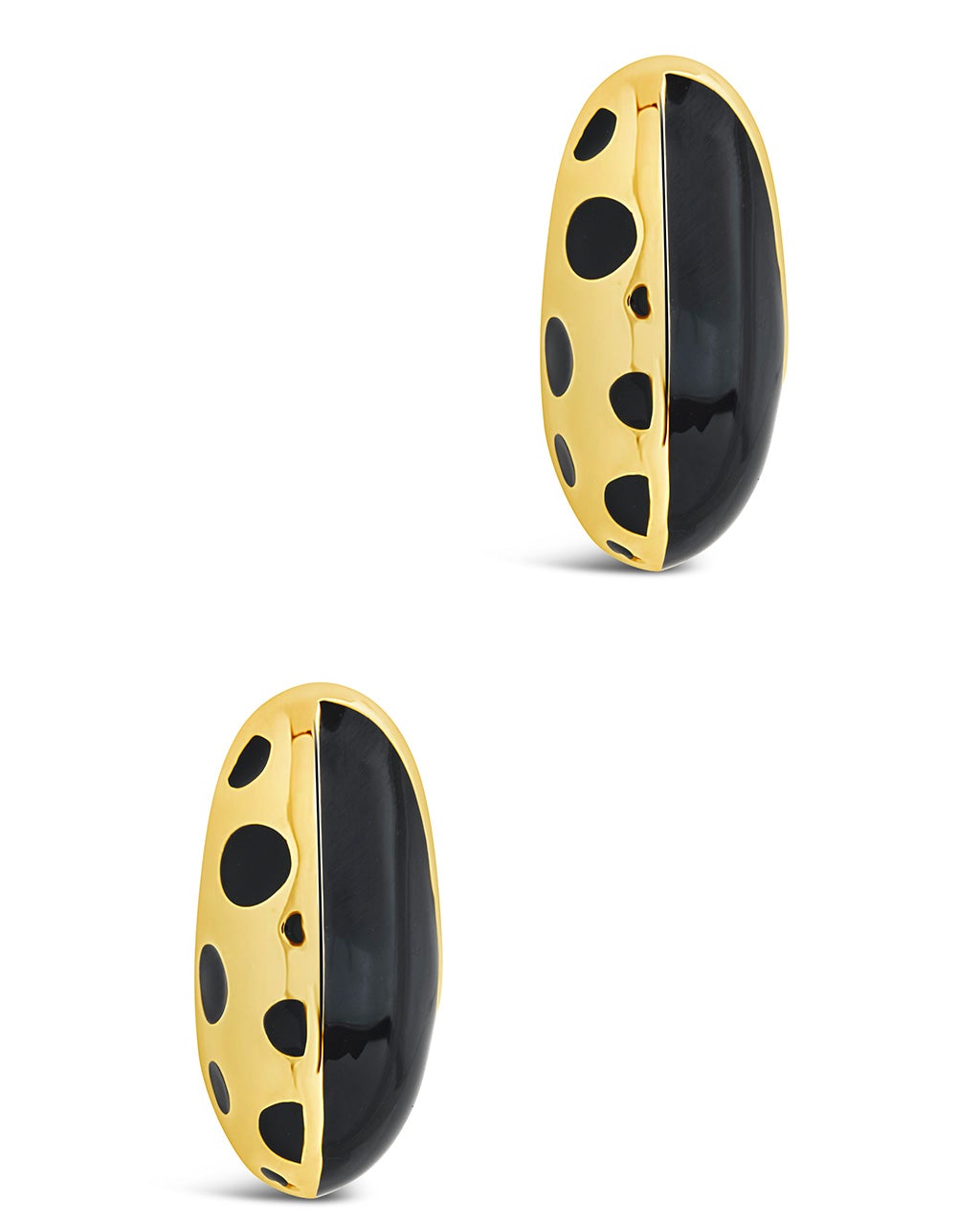 Lisha Enamel Hoop Earrings