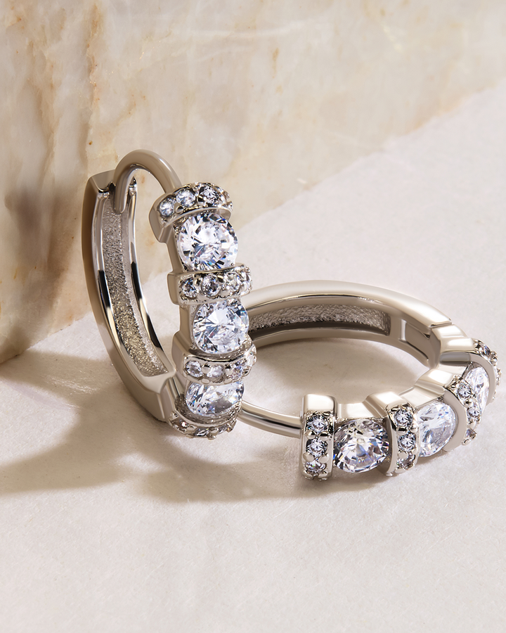 Iskra CZ Micro Hoop Earrings