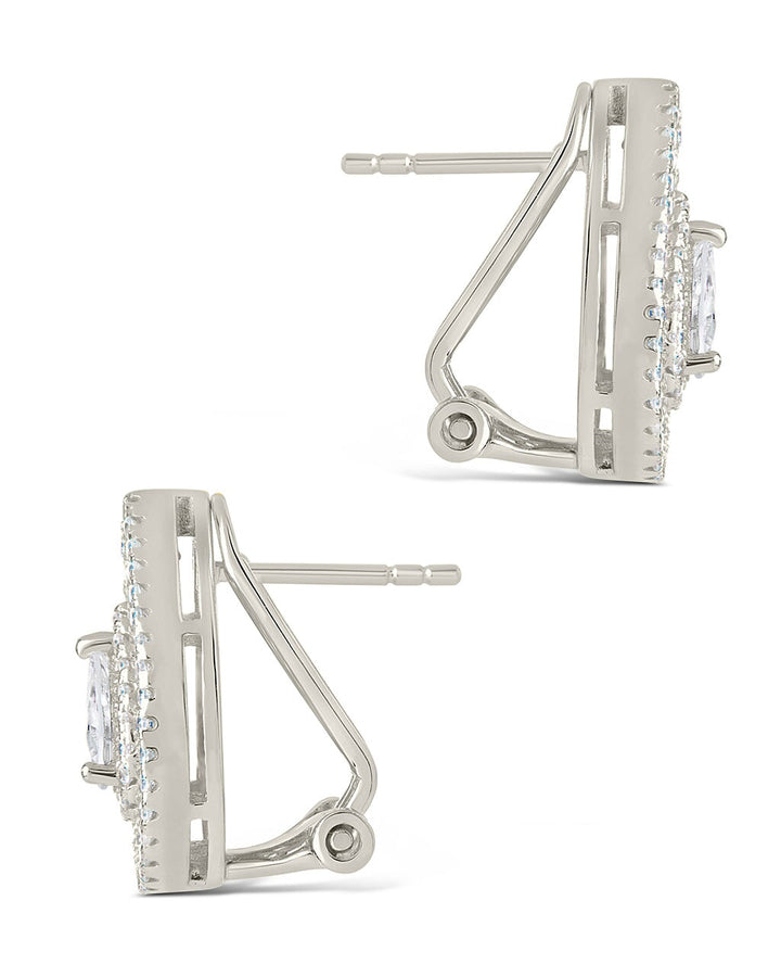 Scarlett CZ Teardrop Stud Earrings