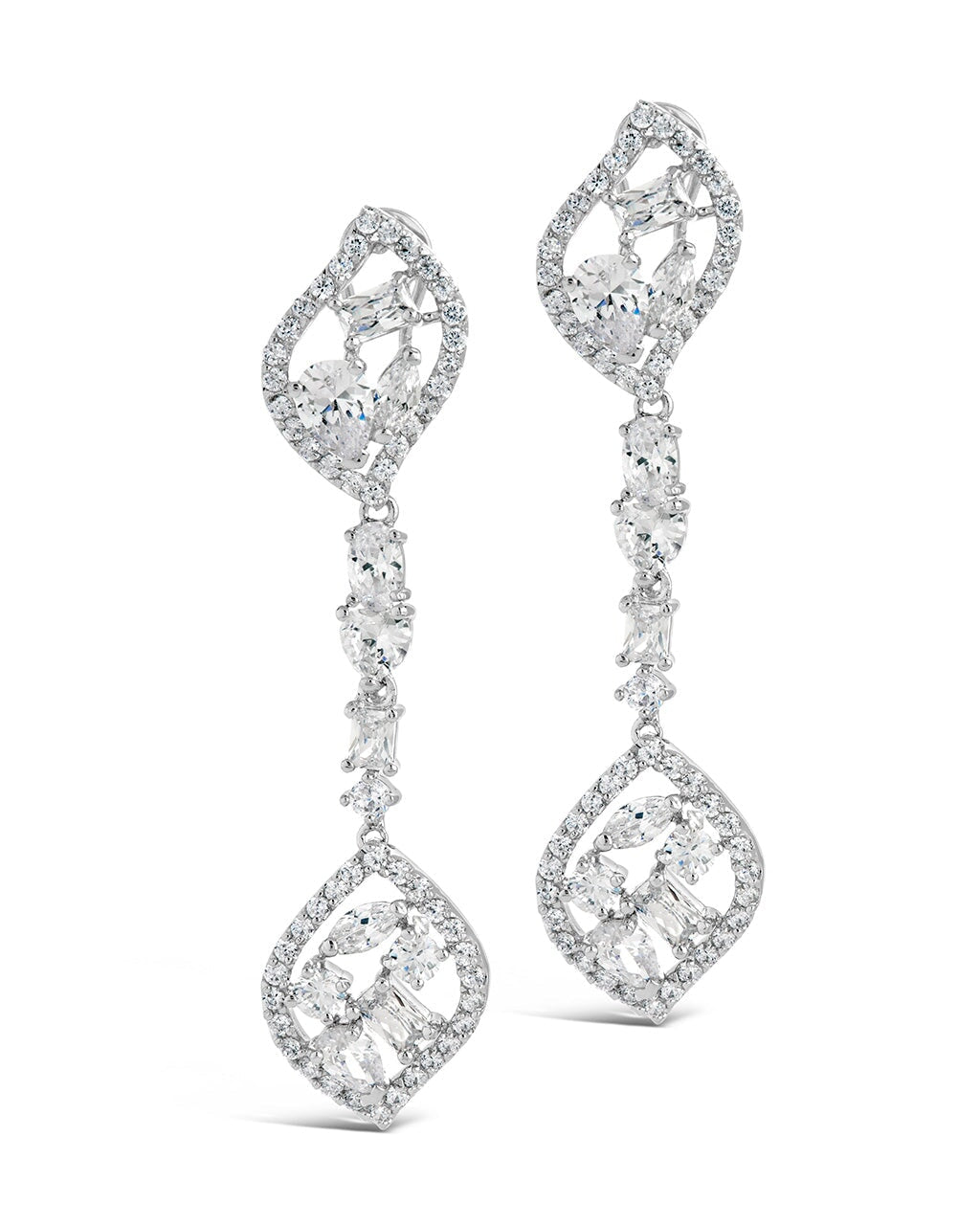 Mariah CZ Drop Earrings