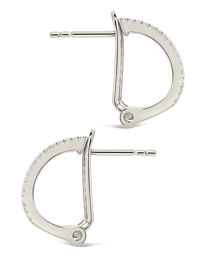 Serena CZ Hoop Earrings