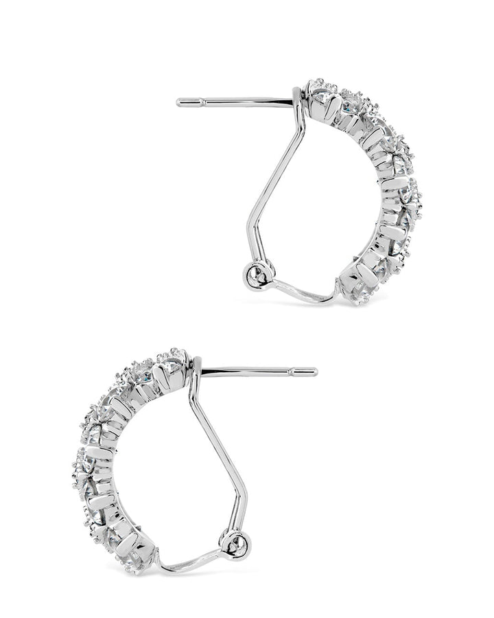 Lena CZ Hoop Earrings