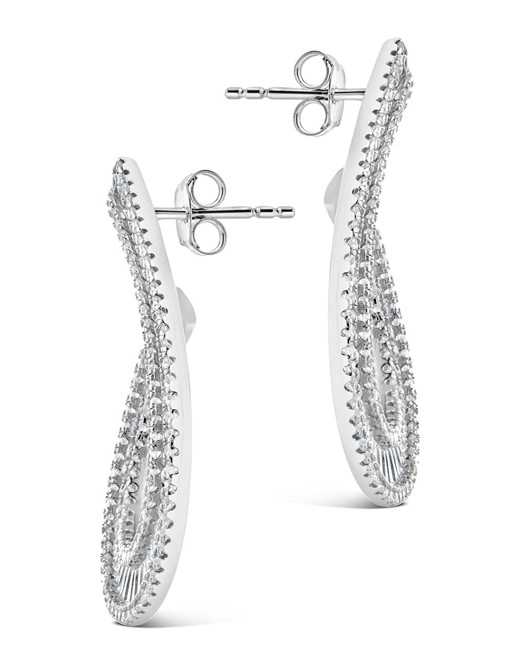 Yasmin CZ Statment Drop Earrings