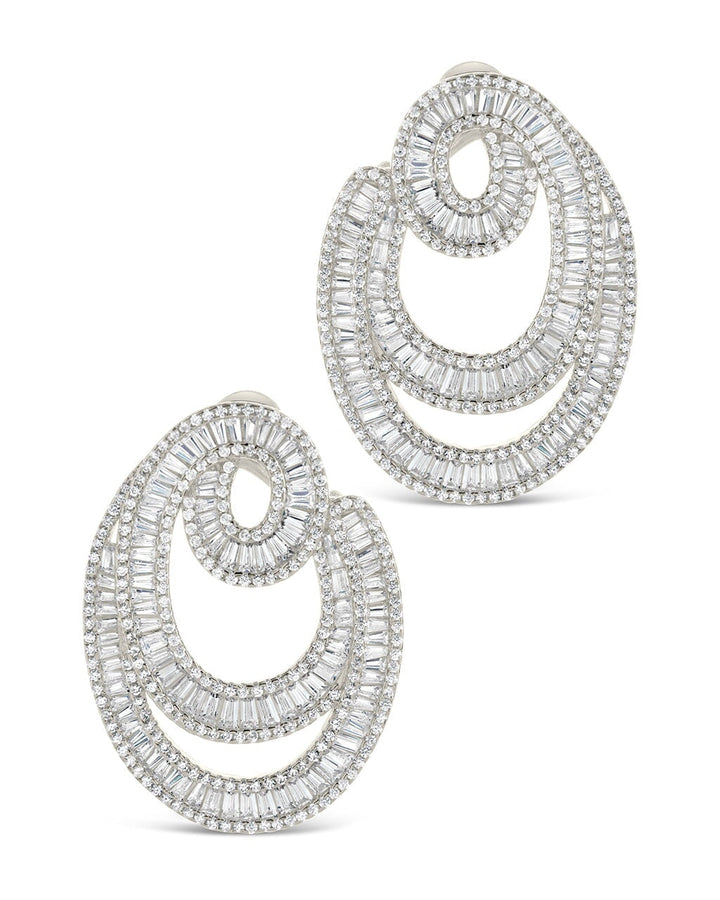 Arie CZ Statement Drop Earrings