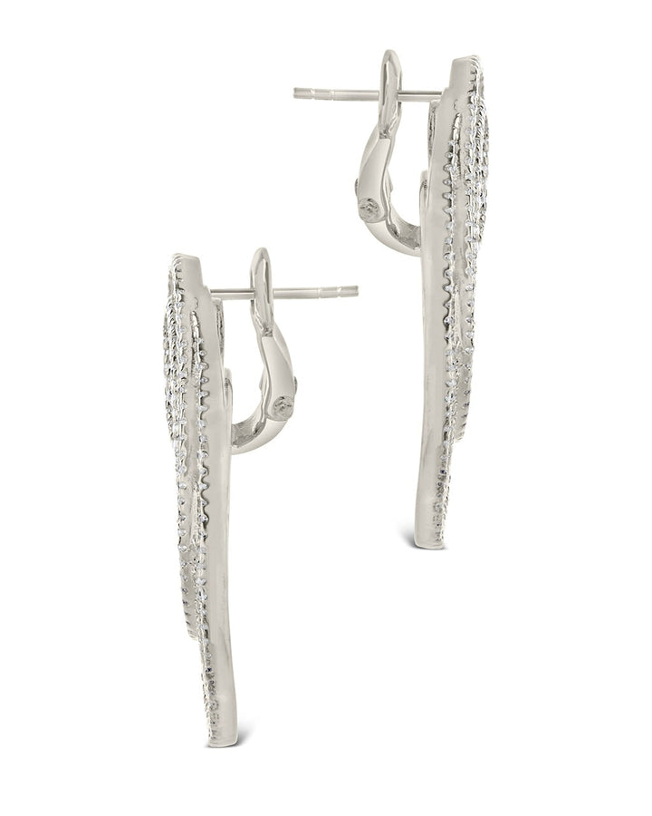 Arie CZ Statement Drop Earrings