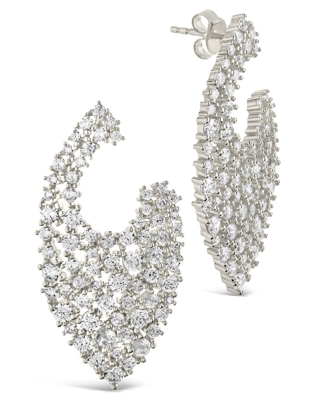 Priscilla CZ Statement Stud Earrings