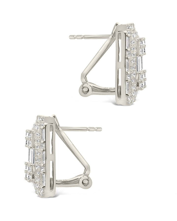 Jana Square CZ Stud Earrings