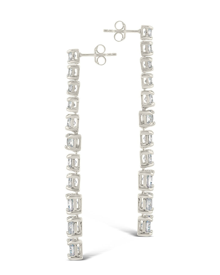 Natasha CZ Drop Stud Earrings