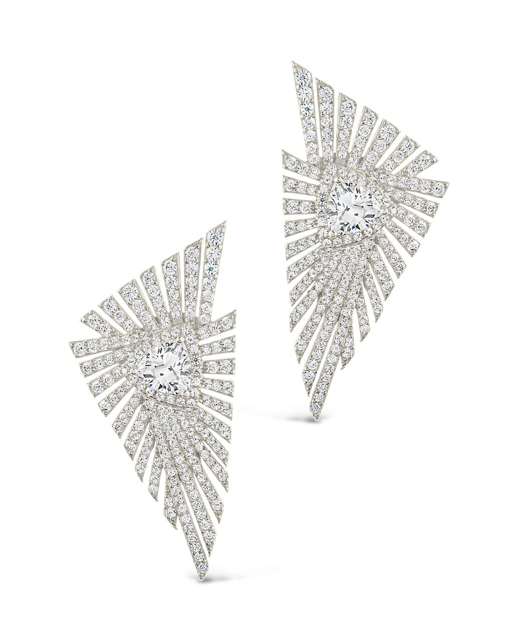 Rosanne CZ Statement Stud Earrings