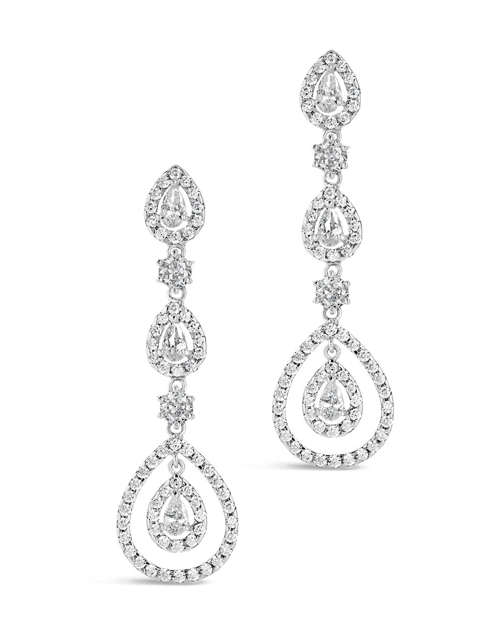 Meryl CZ Drop Earrings