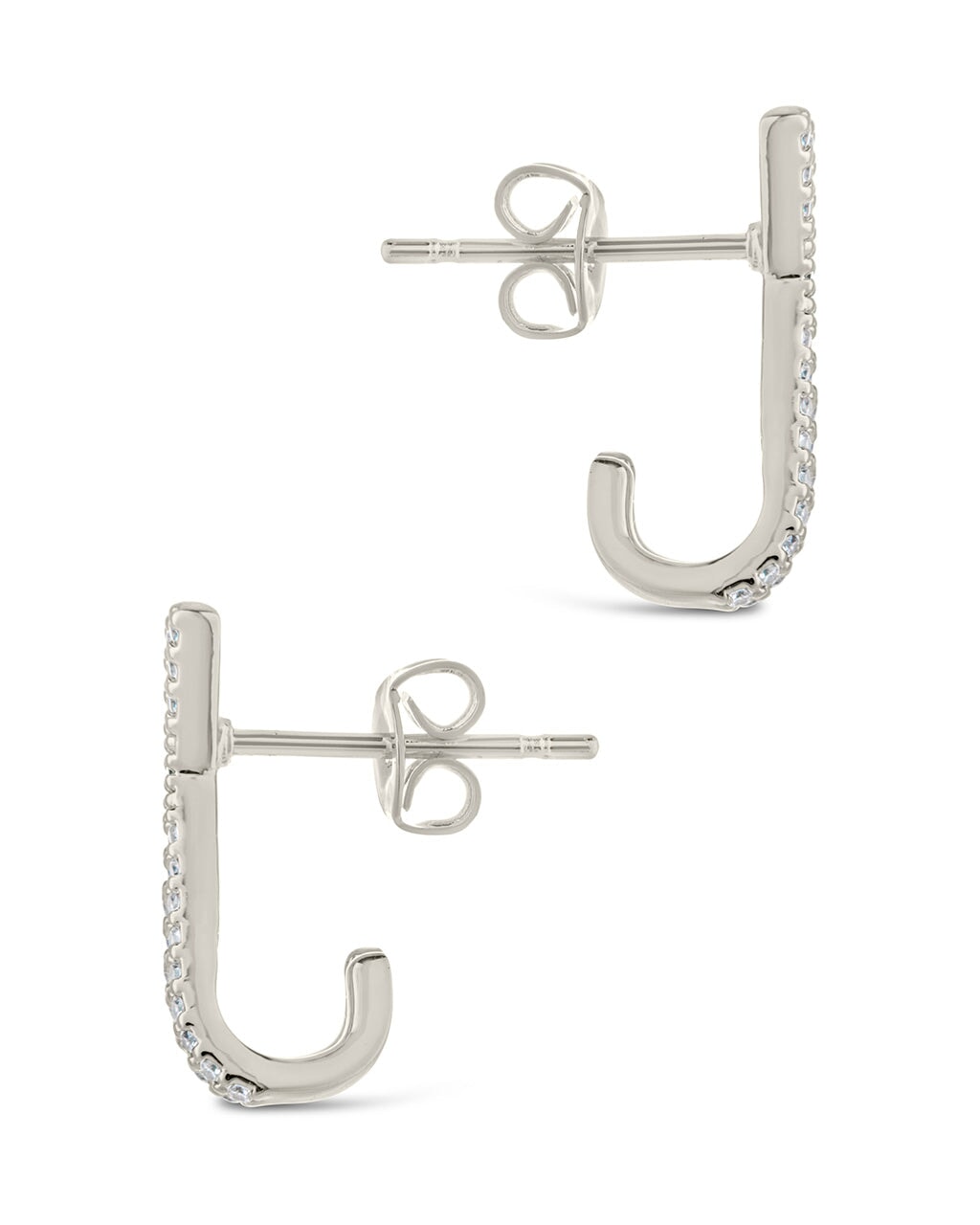 Katie CZ Cross Stud Earrings