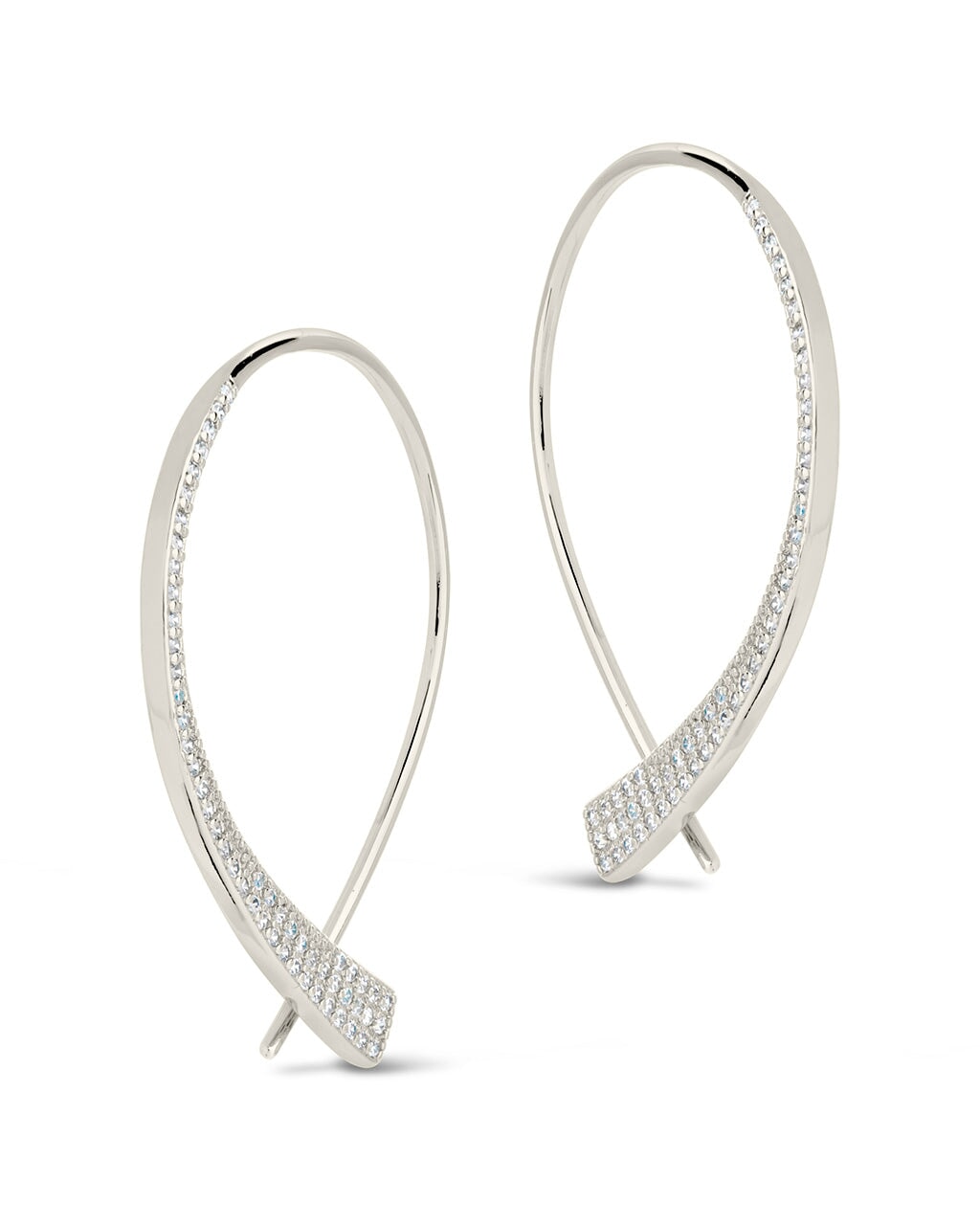 Carlotta CZ Threader Earrings