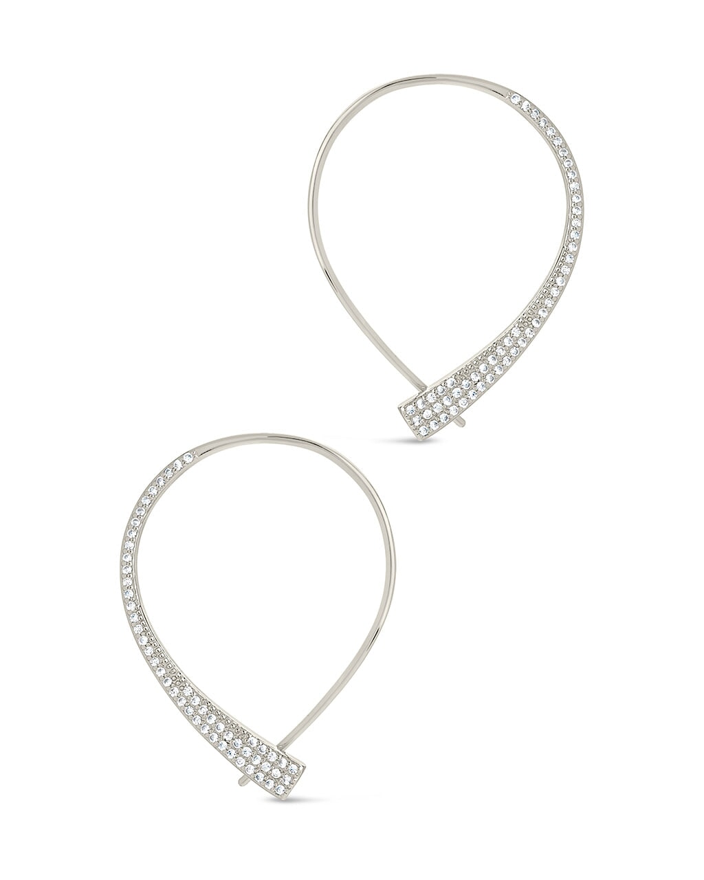 Carlotta CZ Threader Earrings
