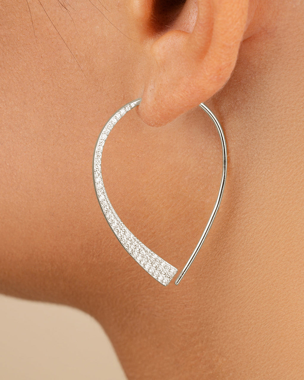 Carlotta CZ Threader Earrings