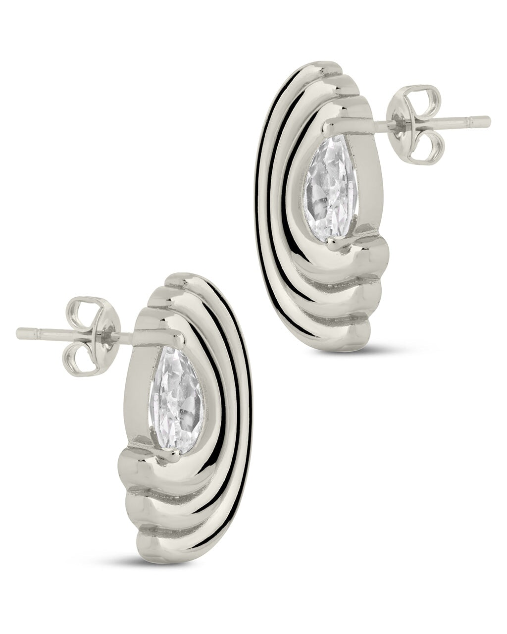 Kouign Amann CZ Stud Earrings
