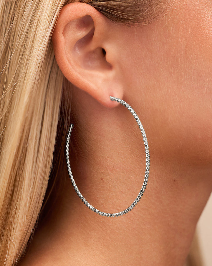 Rope Twist Hoops