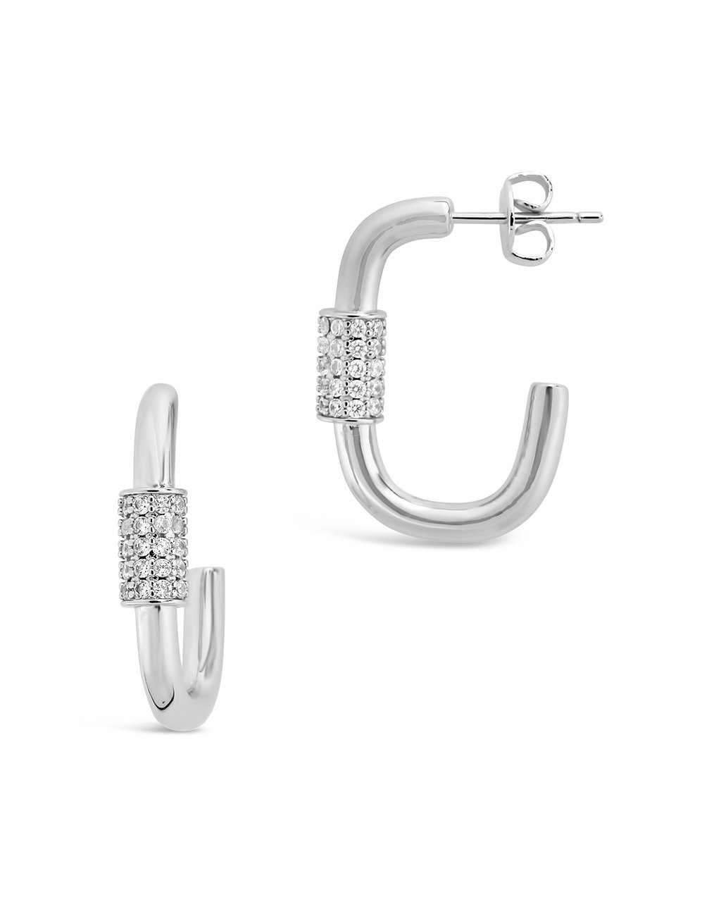 Oval Carabiner Hoops