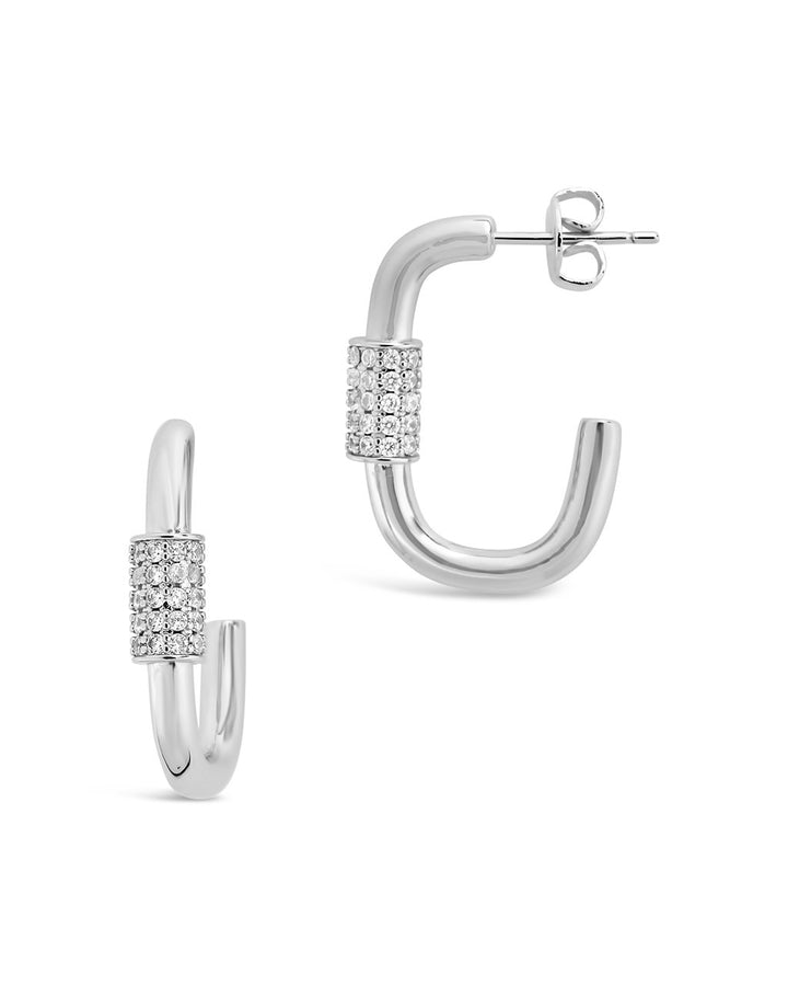 Oval Carabiner Hoops