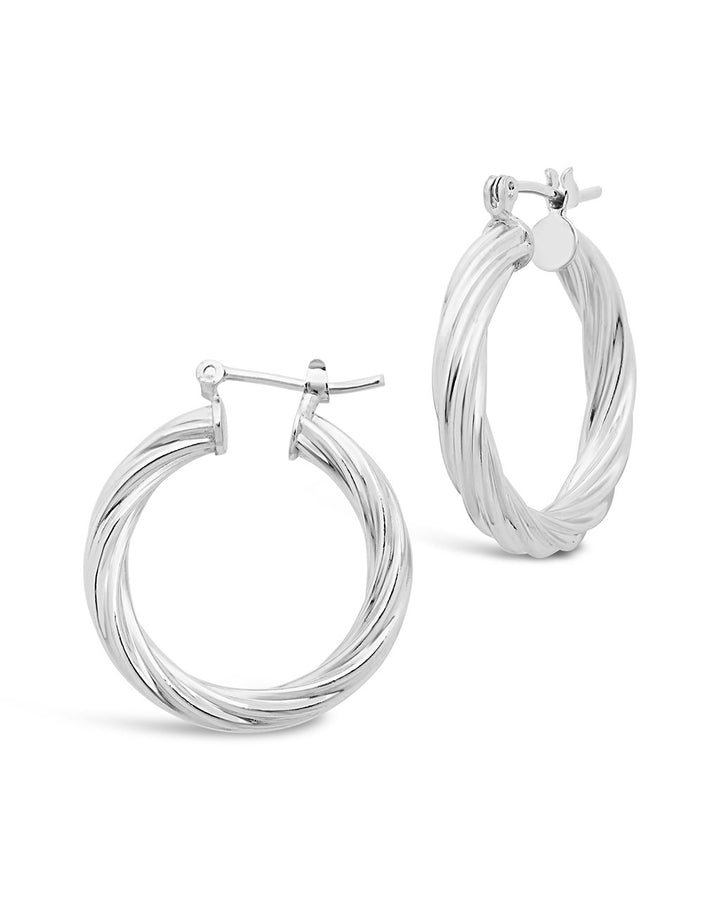 Twisted Hollow Hoops