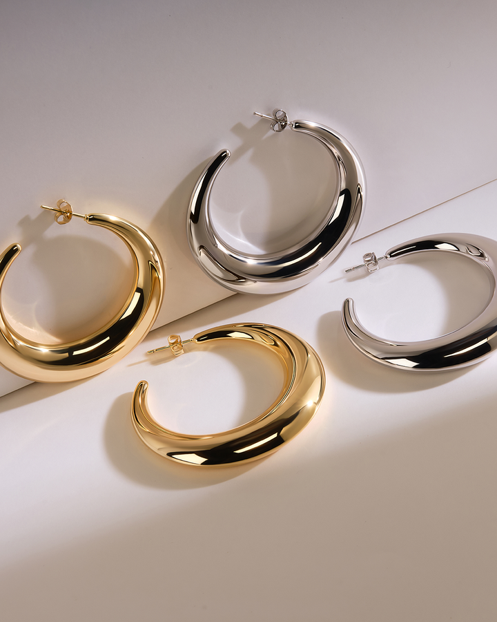 Trixie Tube Hoop Earrings