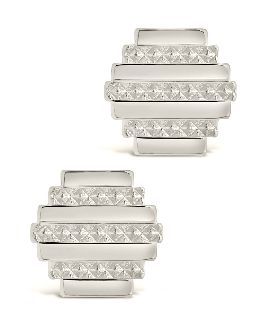 Sezia Textured Stud Earrings