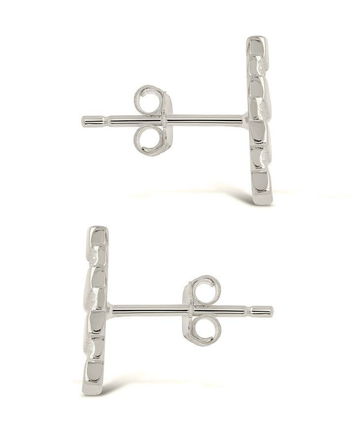 Sezia Textured Stud Earrings