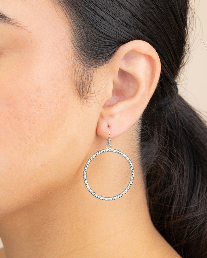 Terina Circle Dangle Earrings