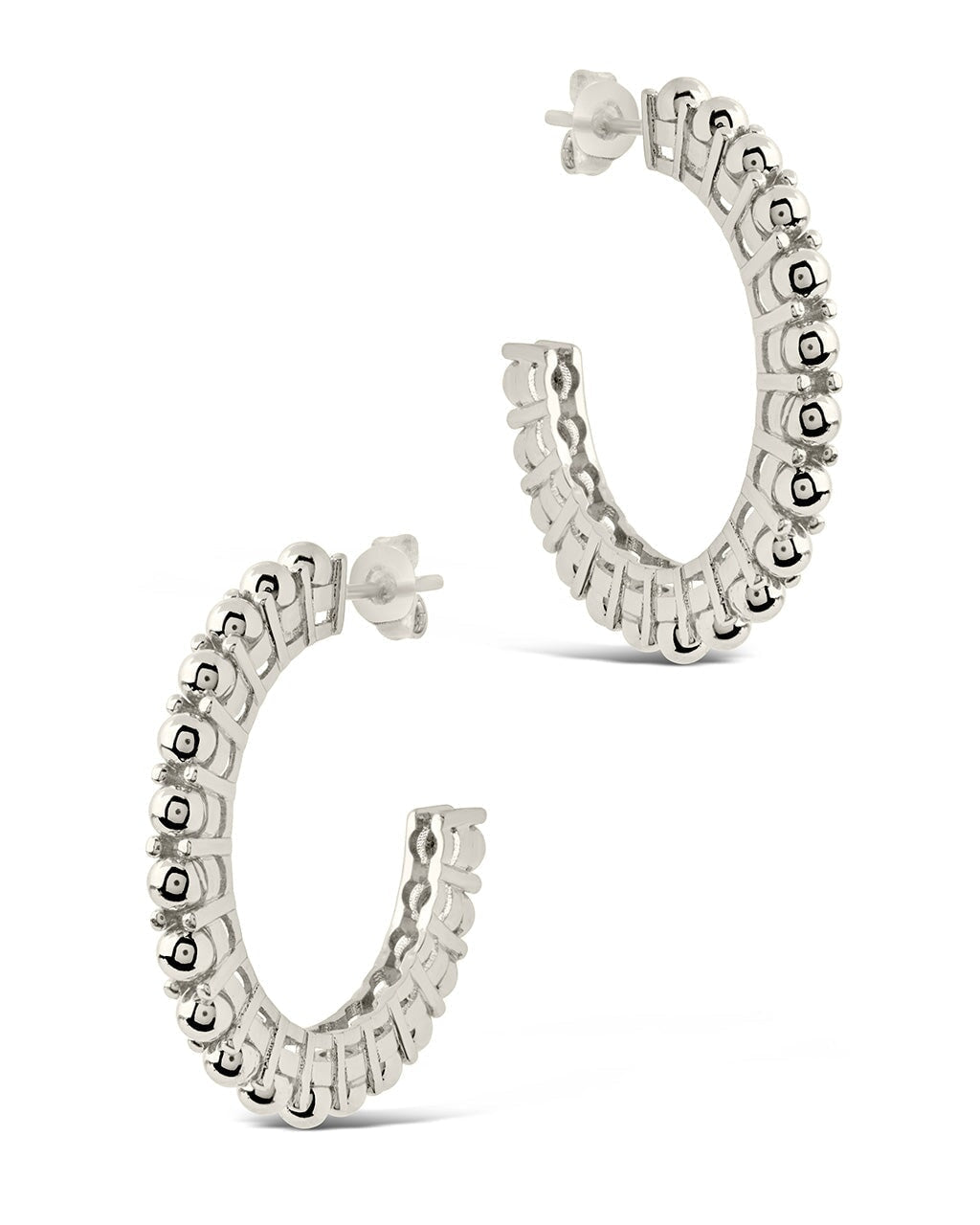 Kit Bubble Polished Hoop Earrings