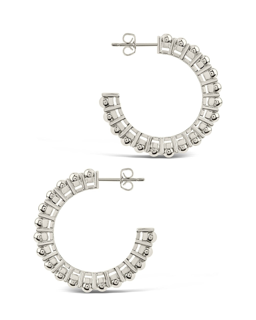 Kit Bubble Polished Hoop Earrings