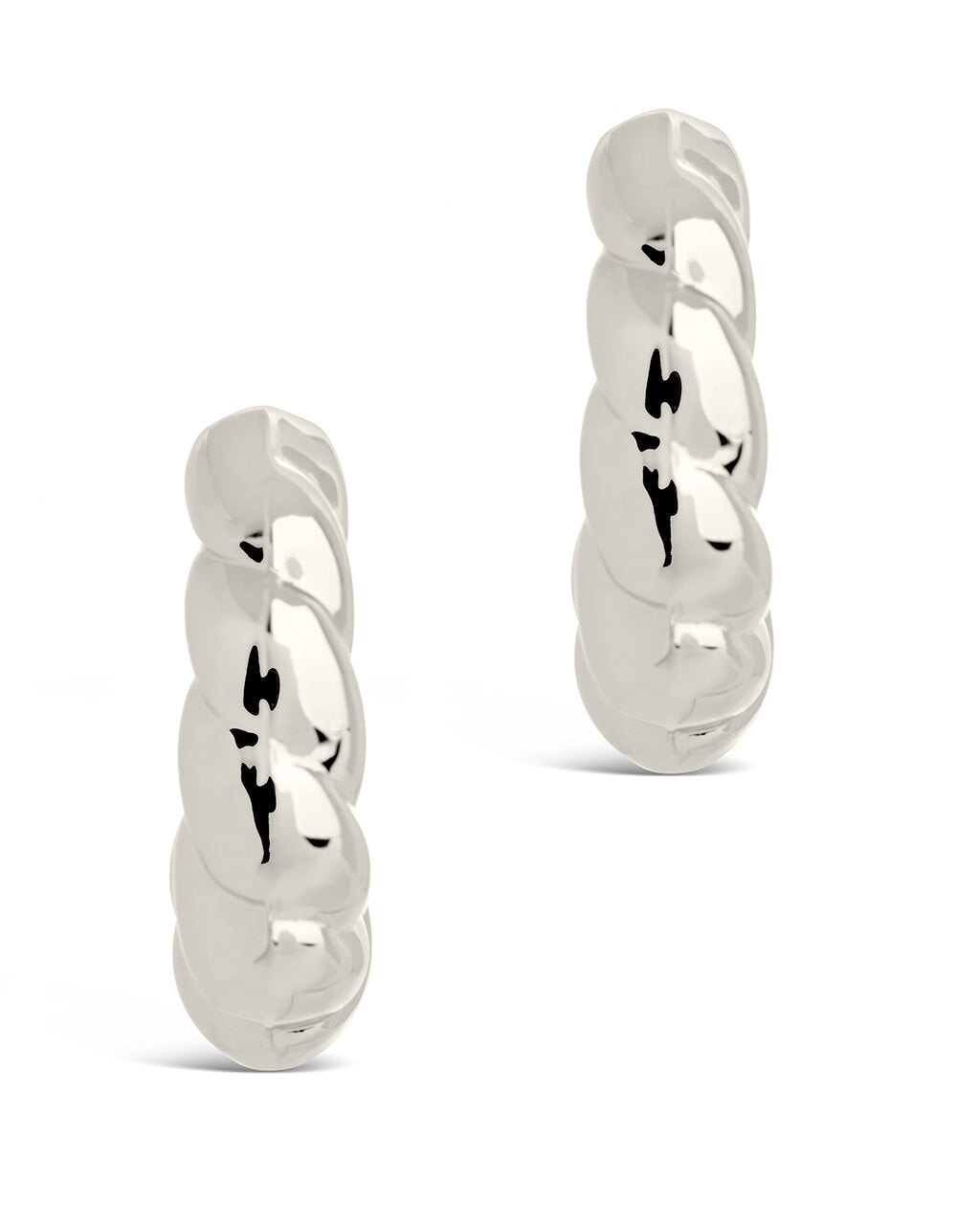 Statement Croissant Hoop Earrings