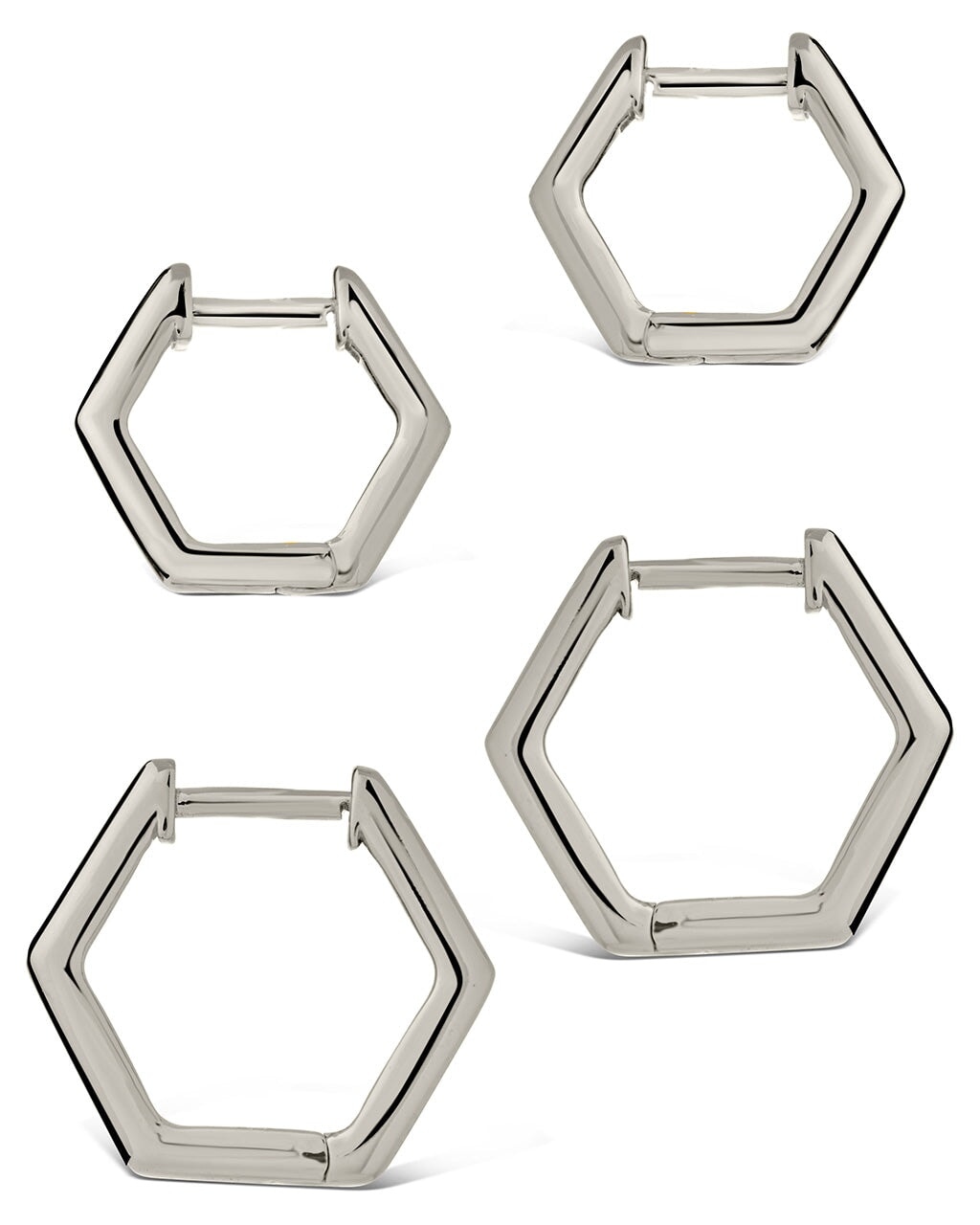 Emmy Geometric Hoop Earring Set of 2