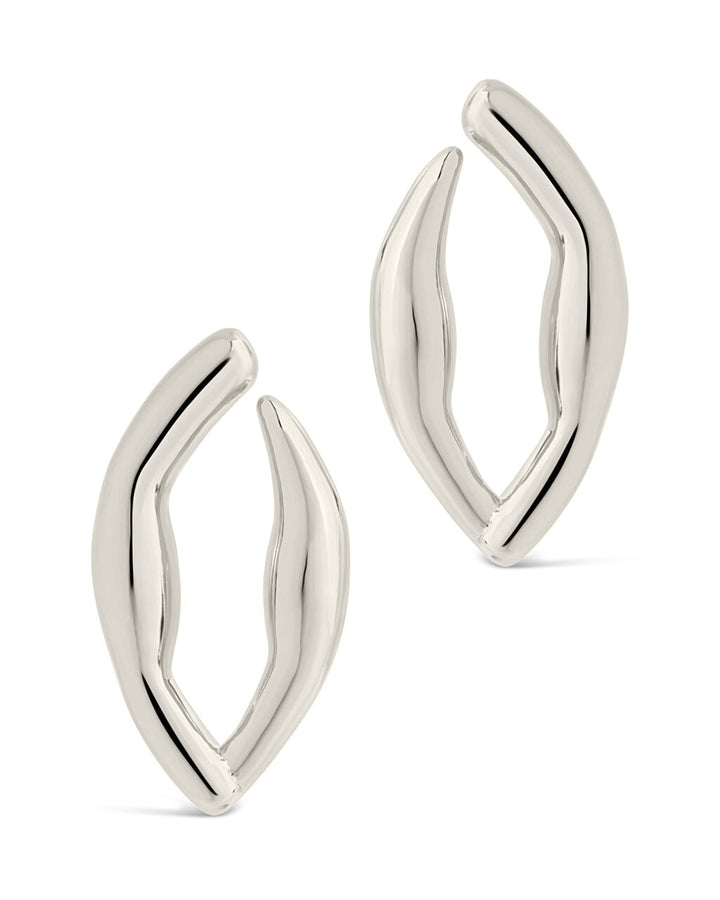 Sharee Contoured Stud Earrings