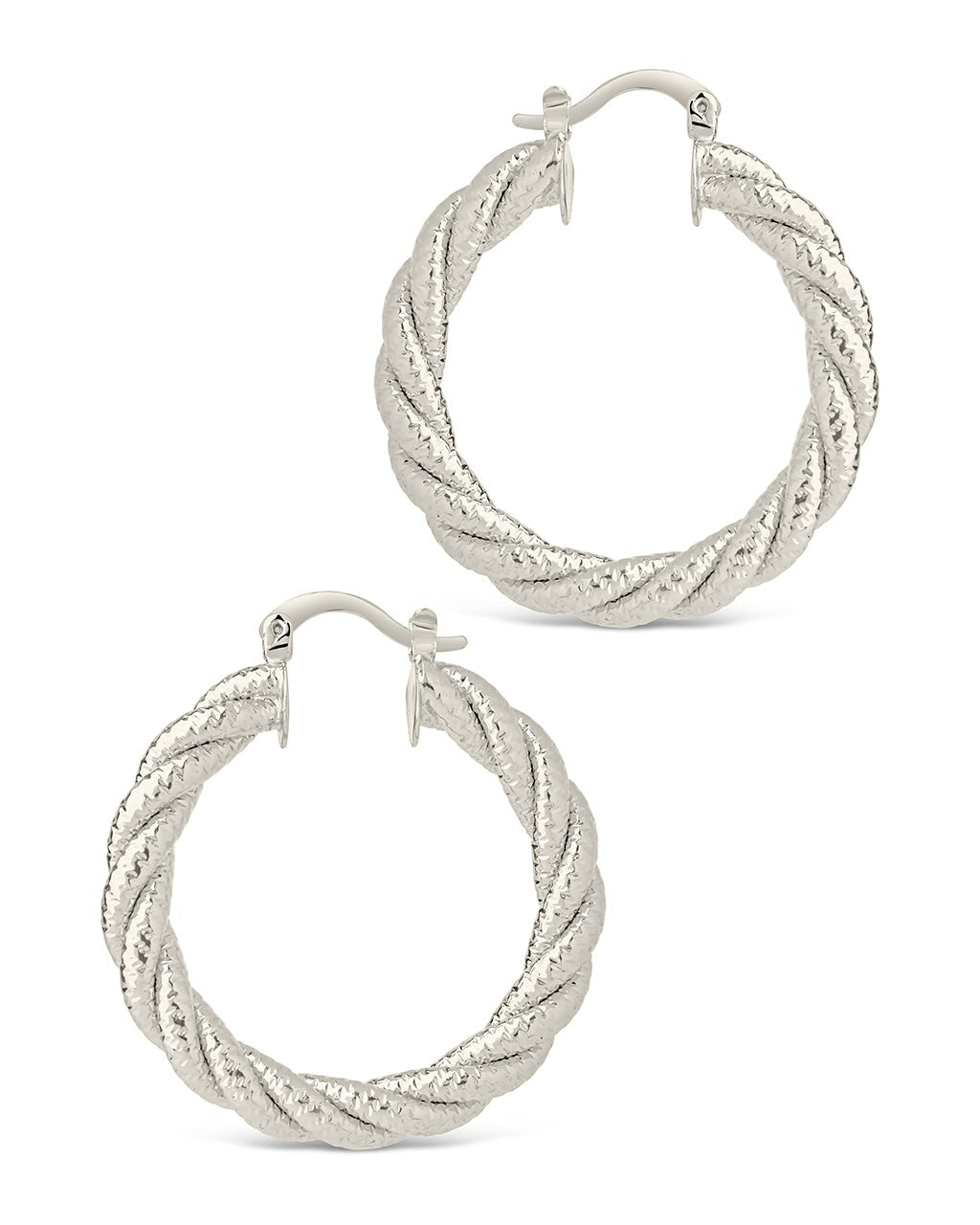 Cerys Statement Woven Hoop Earrings